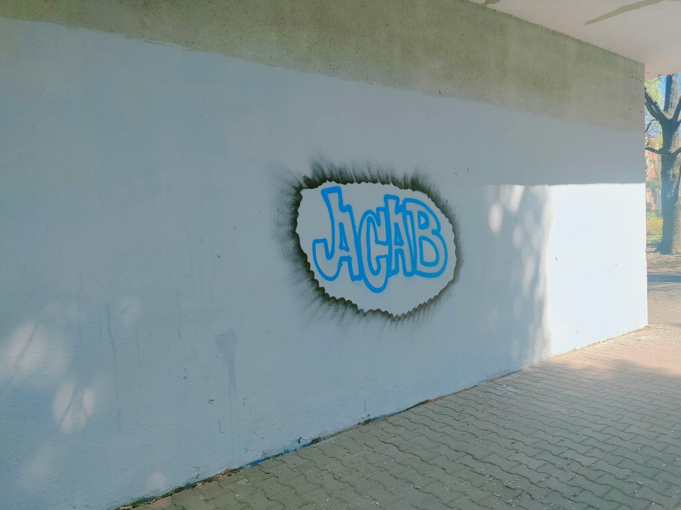 Zdjęcie przed zamalowaniem