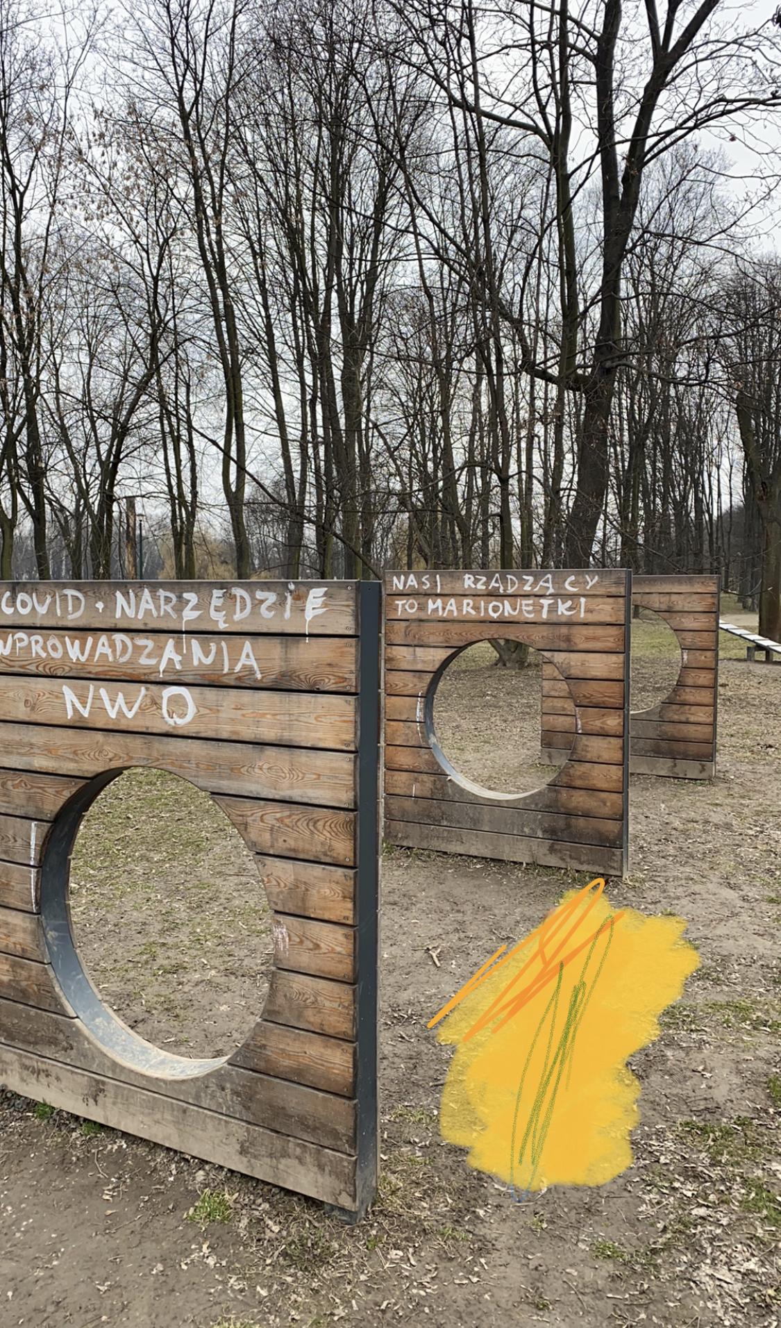 Zdjęcie przed zamalowaniem