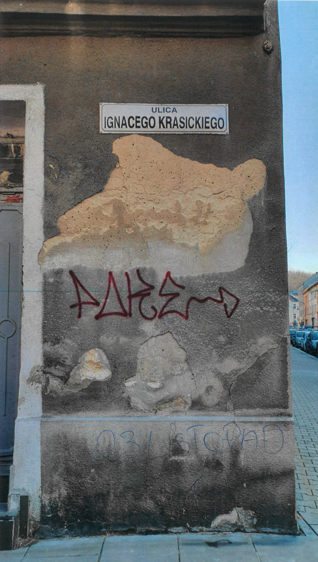 Zdjęcie przed zamalowaniem