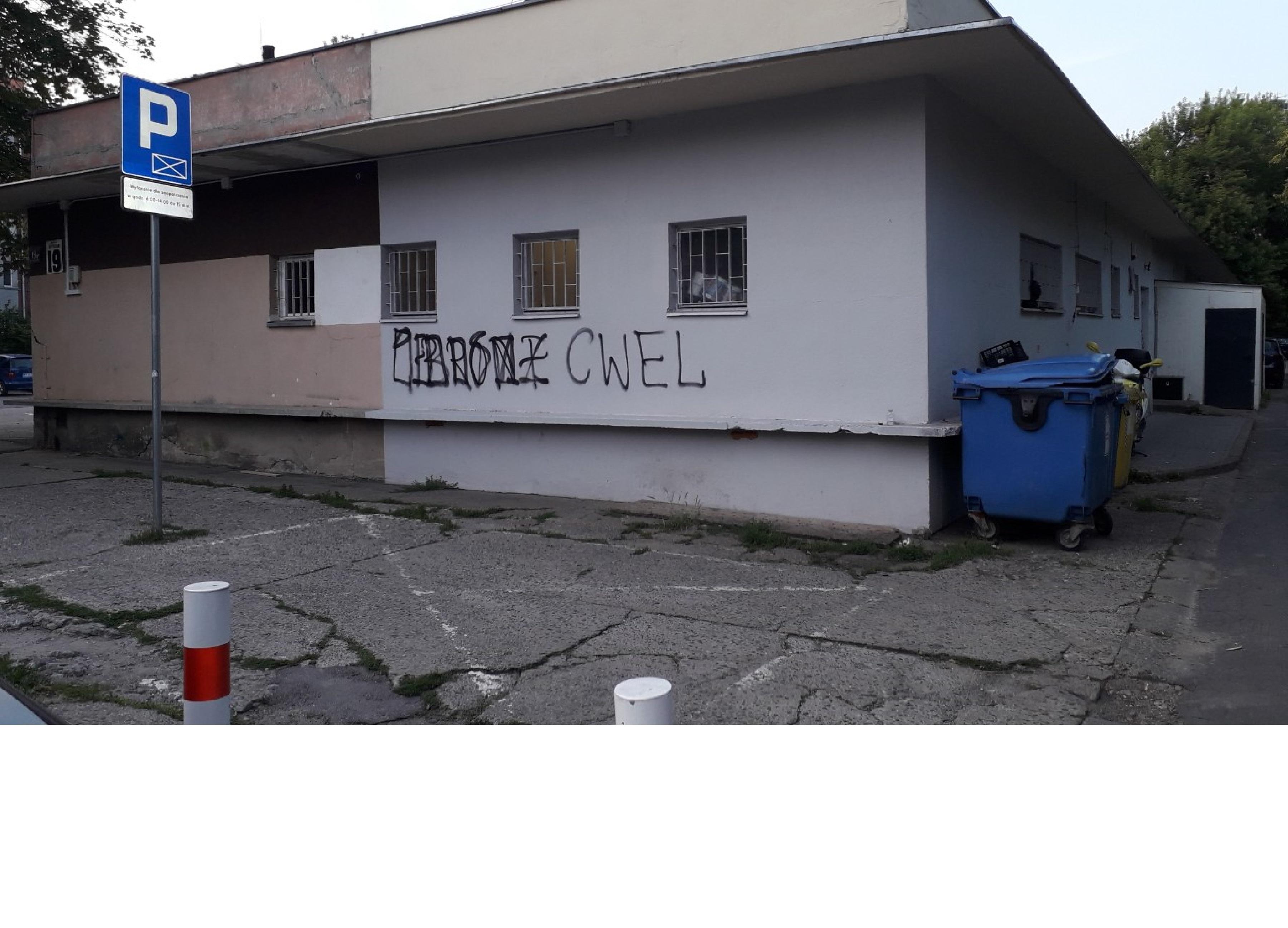 Zdjęcie przed zamalowaniem